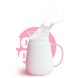 carafe of milk
